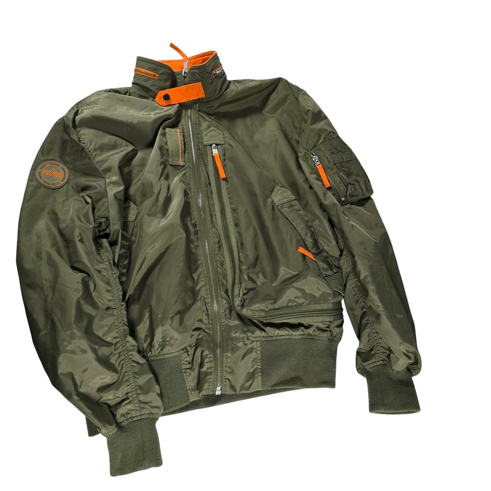 Alpha Industries US Navy Shore Patrol Bomber Jacket Sage Green 2XL